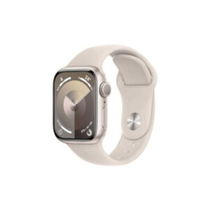 Apple Watch Series 9 GPS 41mm Starlight Aluminium Case with Starlight Sport Band - M/L EU
