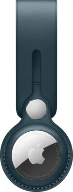 Apple AirTag Leather Loop Blu Baltico - Laccetto in Pelle