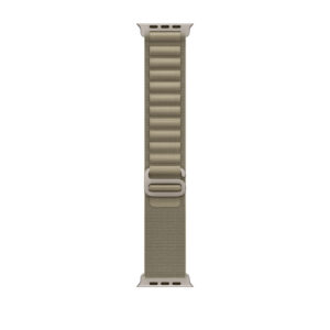 Apple Band Oliva in Poliestere Riciclato e Titanio per Apple Watch