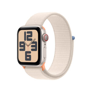 Apple Watch SE GPS + Cellular 40mm in Alluminio Galassia con Cinturino Sport Loop