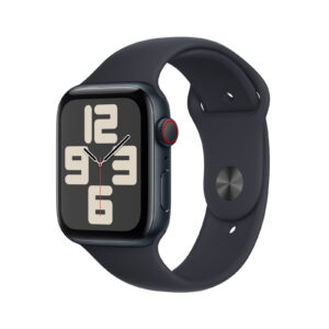 Apple Watch SE GPS + Cellular 44mm in Alluminio Mezzanotte con Cinturino Sport Mezzanotte - M/L