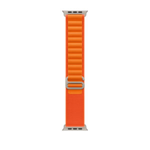 Cinturino Apple Alpine Loop arancione (49 mm) - Medium