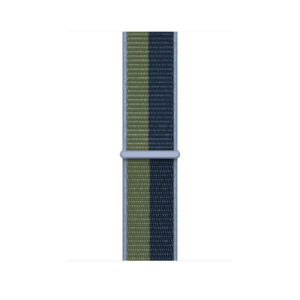 Cinturino Apple Sport Loop Blu Abisso/Verde Muschio 45mm