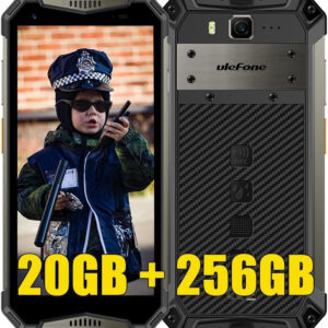 Ulefone Armor 20WT 256Gb 12Gb-Ram 4G Dual Sim Black Europa