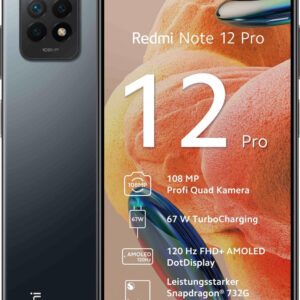 Xiaomi Redmi Note 12 Pro 128Gb 8Gb-RAM 4G Dual Sim Graphite Gray EU
