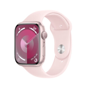 Apple Watch Series 9 GPS 45mm alluminio rosa - rosa confetto Sport Band - S/M