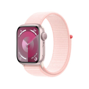 Apple Watch Series 9 GPS 41mm alluminio rosa - rosa confetto Sport Loop