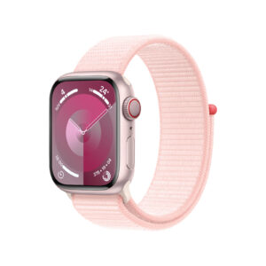 Apple Watch Series 9 GPS + Cellular 41mm alluminio rosa - rosa confetto Sport Loop
